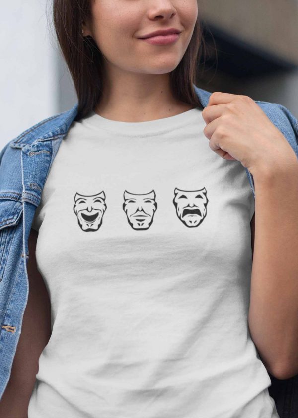 The Middle Mask - Women's Anxiety Themed Shirt